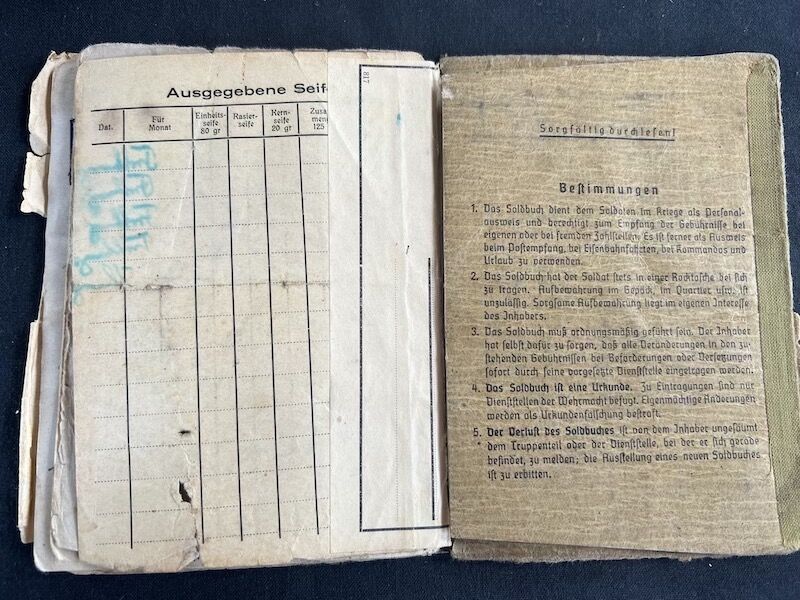 Wehrmacht Soldbuch and Photoalbum - NCO Kurt Schulz - Grenadier Regiment 505 (291 Inf Div) - G43 Rifle - Iron Cross (5 Awards) - Frontline Photos - Rare - Image 23