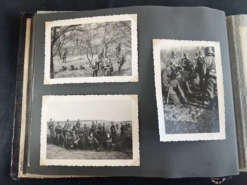 Wehrmacht Soldbuch and Photoalbum - NCO Kurt Schulz - Grenadier Regiment 505 (291 Inf Div) - G43 Rifle - Iron Cross (5 Awards) - Frontline Photos - Rare - Image 40