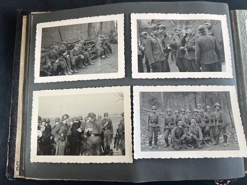 Wehrmacht Soldbuch and Photoalbum - NCO Kurt Schulz - Grenadier Regiment 505 (291 Inf Div) - G43 Rifle - Iron Cross (5 Awards) - Frontline Photos - Rare - Image 42