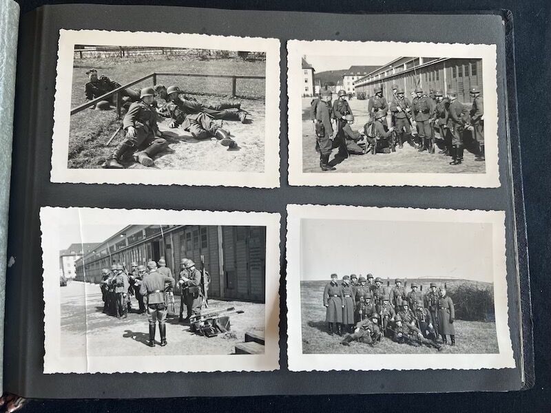 Wehrmacht Soldbuch and Photoalbum - NCO Kurt Schulz - Grenadier Regiment 505 (291 Inf Div) - G43 Rifle - Iron Cross (5 Awards) - Frontline Photos - Rare - Image 43