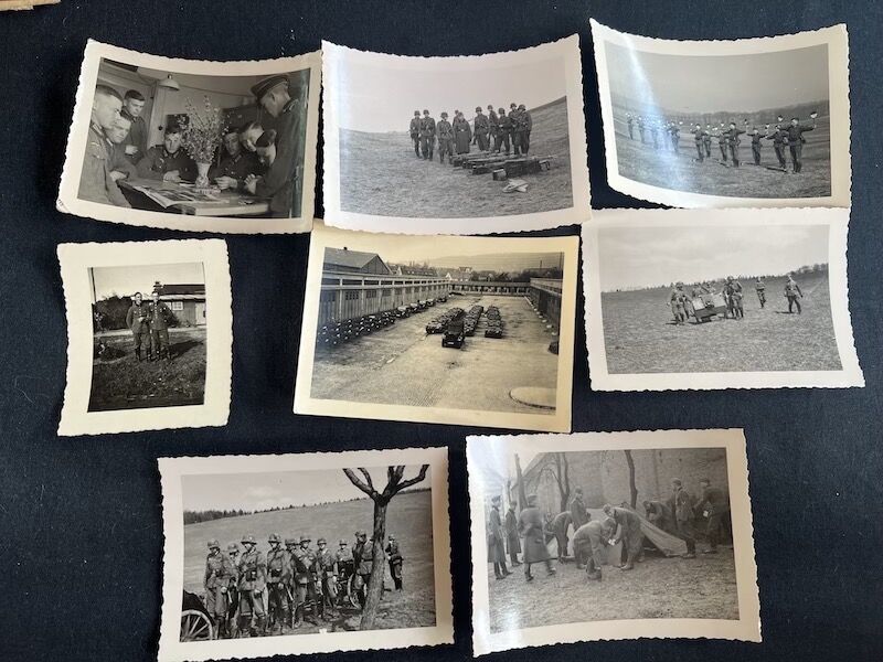Wehrmacht Soldbuch and Photoalbum - NCO Kurt Schulz - Grenadier Regiment 505 (291 Inf Div) - G43 Rifle - Iron Cross (5 Awards) - Frontline Photos - Rare - Image 45