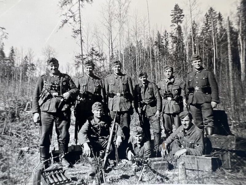 Wehrmacht Soldbuch and Photoalbum - NCO Kurt Schulz - Grenadier Regiment 505 (291 Inf Div) - G43 Rifle - Iron Cross (5 Awards) - Frontline Photos - Rare - Image 52