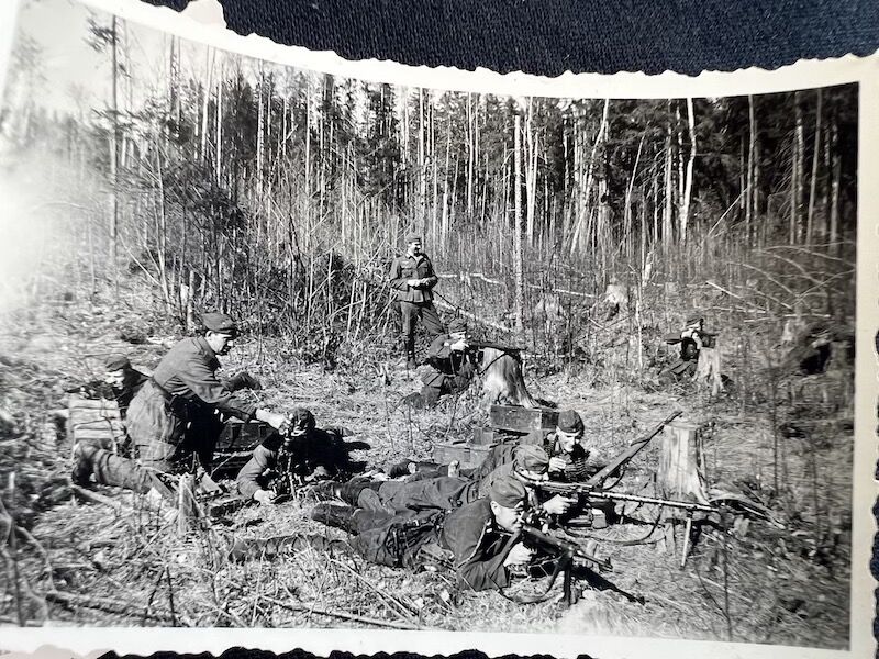 Wehrmacht Soldbuch and Photoalbum - NCO Kurt Schulz - Grenadier Regiment 505 (291 Inf Div) - G43 Rifle - Iron Cross (5 Awards) - Frontline Photos - Rare - Image 53