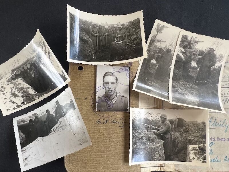 Wehrmacht Soldbuch and Photoalbum - NCO Kurt Schulz - Grenadier Regiment 505 (291 Inf Div) - G43 Rifle - Iron Cross (5 Awards) - Frontline Photos - Rare - Image 5