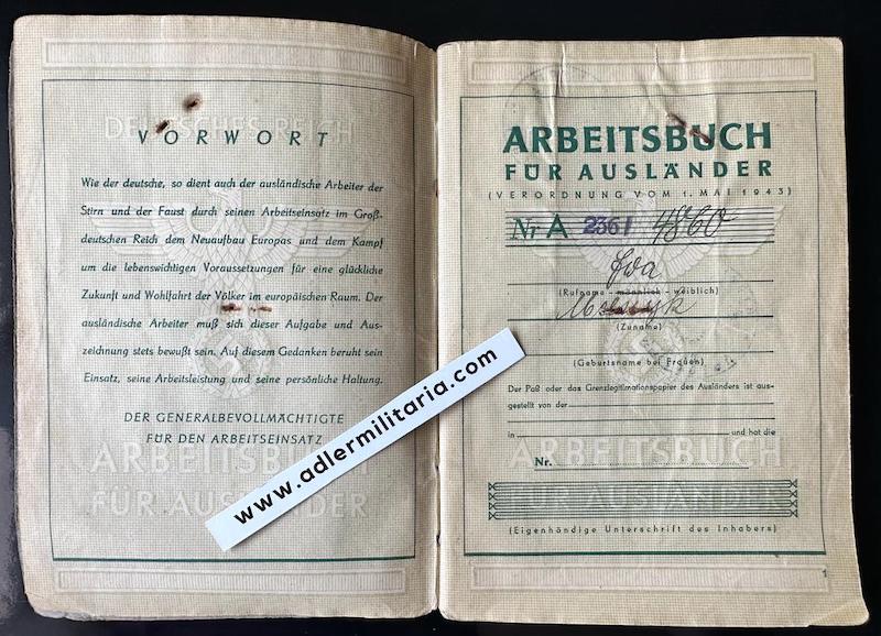 Arbeitsbuch Für Ausländer - Ukrainian Eva Melnyk - From District Galizien - Image 4