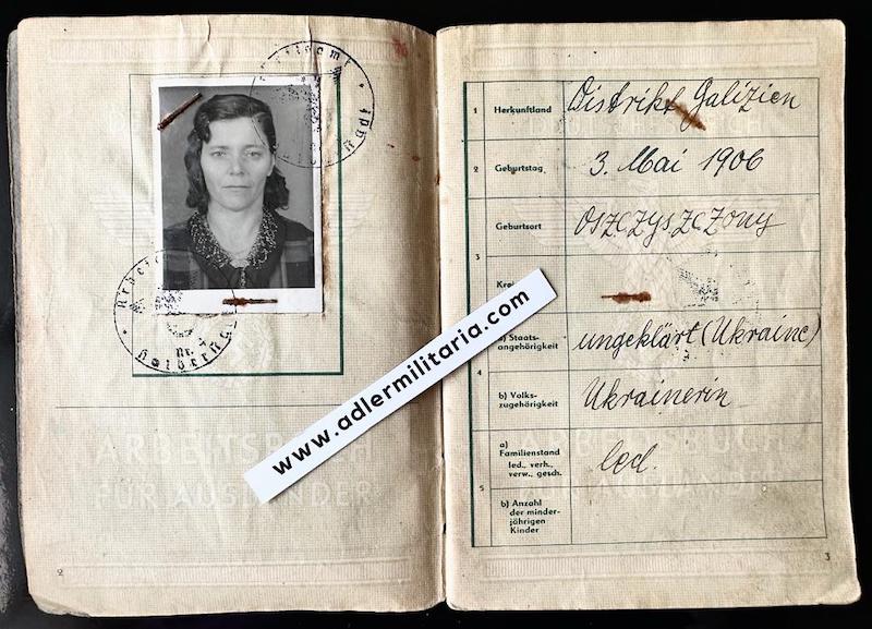 Arbeitsbuch Für Ausländer - Ukrainian Eva Melnyk - From District Galizien