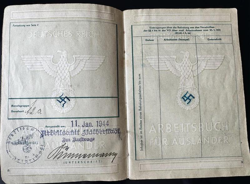 Arbeitsbuch Für Ausländer - Ukrainian Eva Melnyk - From District Galizien - Image 7