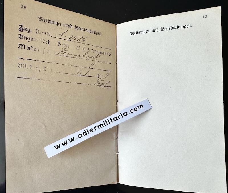 WW1 German Miliärpass - Gefreiter Wilhelm Kühne - Infanterie-Regiment Prinz Friedrich der Niederlande (2. Westfälisches) Nr. 15 - Iron Cross - Wounds Badge - Verdun - Image 24