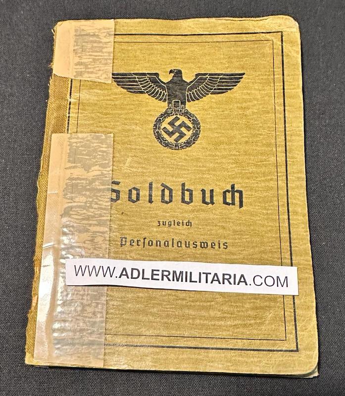 WWII German Soldbuch Medal Grouping - Obefr Helmut Hannig - Das Verdienstkreuz - Wehrmacht-Nachrichten-Kommandantur 301 - Sofia - DRK Set (Sold) - Image 2