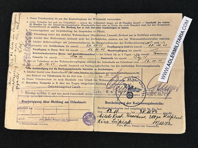 WWII German Soldbuch Medal Grouping - Obefr Helmut Hannig - Das Verdienstkreuz - Wehrmacht-Nachrichten-Kommandantur 301 - Sofia - DRK Set (Sold) - Image 11