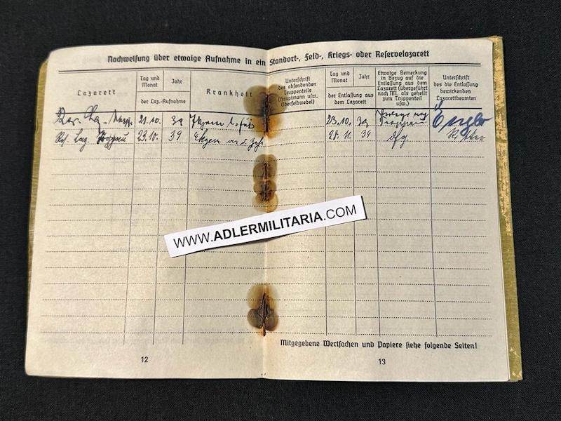 WWII German Soldbuch Medal Grouping - Obefr Helmut Hannig - Das Verdienstkreuz - Wehrmacht-Nachrichten-Kommandantur 301 - Sofia - DRK Set (Sold) - Image 7