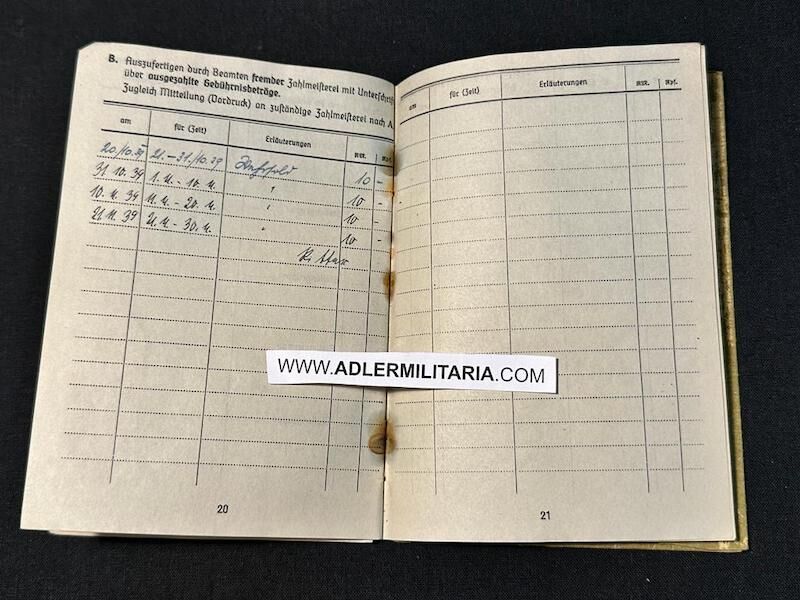 WWII German Soldbuch Medal Grouping - Obefr Helmut Hannig - Das Verdienstkreuz - Wehrmacht-Nachrichten-Kommandantur 301 - Sofia - DRK Set (Sold) - Image 9