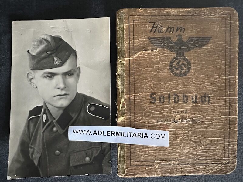 WWII German Waffen SS Soldbuch - SS-Pz-Gren Otto Hamm - LSSAH - Ardennes 1944/45 (Reserved) - Image 3
