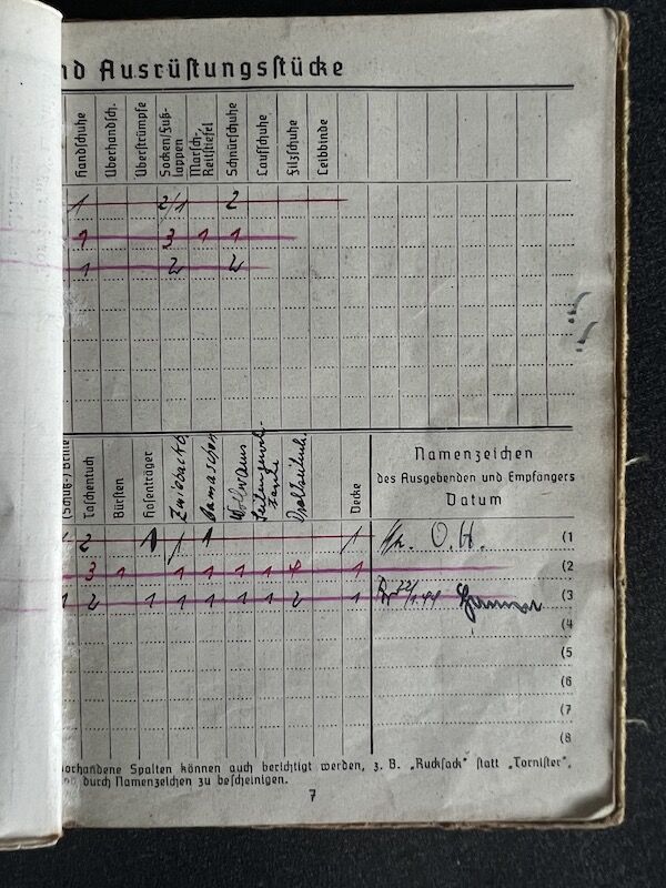 WWII German Waffen SS Soldbuch - SS-Pz-Gren Otto Hamm - LSSAH - Ardennes 1944/45 (Reserved) - Image 10