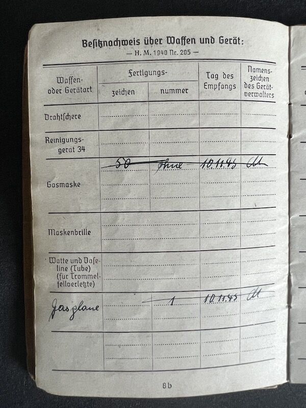 WWII German Waffen SS Soldbuch - SS-Pz-Gren Otto Hamm - LSSAH - Ardennes 1944/45 (Reserved) - Image 11