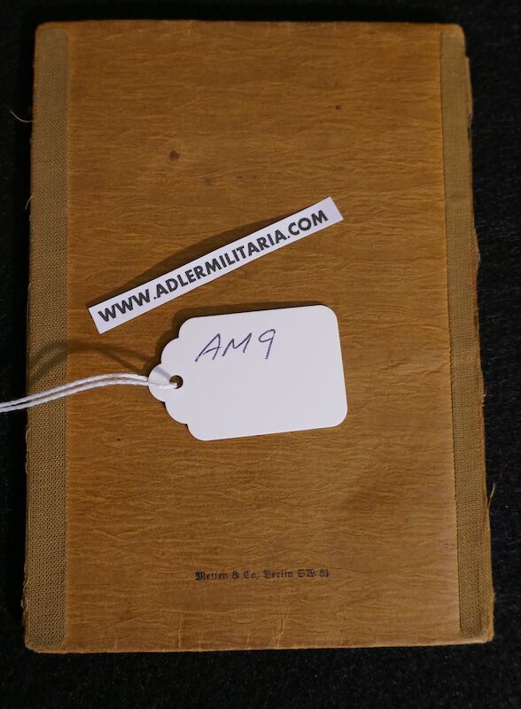 WWII German Panzer Soldbuch - Oberleutnant Hans Kurt Vetter (Swiss Born) - Panzer Regiment 2 & Panzer Lehr Regiment - Fought against US 101st Airborne Division at Bastogne - Ardennes & Holland - Ultra Rare (Sold) - Image 17