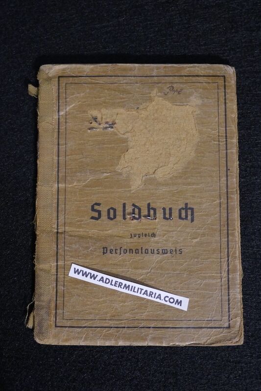 WWII German Soldbuch - Grenadier Pregant - Hoch und Deutschmeister - "Operation Spring Awakening" - Hungary 1945 (Sold) - Image 2