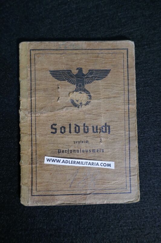 WWII German Army Soldbuch - Gefr Vetter - Finnish in German Army - Grenadier Regiment 1121 - 533 VGD - Fought against US Army in France - - Image 18