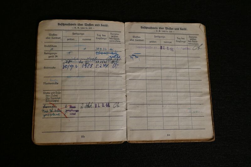 WWII German Army Soldbuch - Gefr Vetter - Finnish in German Army - Grenadier Regiment 1121 - 533 VGD - Fought against US Army in France - - Image 13