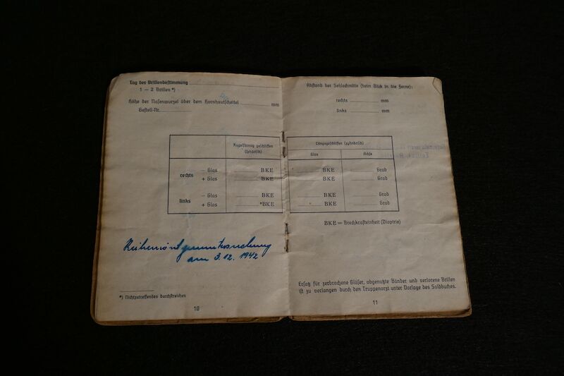 WWII German Army Soldbuch - Gefr Vetter - Finnish in German Army - Grenadier Regiment 1121 - 533 VGD - Fought against US Army in France - - Image 11