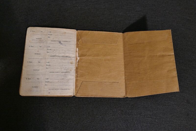 WWII German Army Soldbuch - Gefr Vetter - Finnish in German Army - Grenadier Regiment 1121 - 533 VGD - Fought against US Army in France - - Image 3