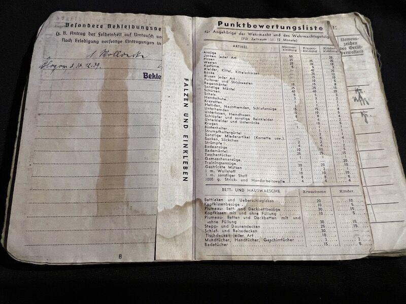 WWII German Soldbuch - Oberfeldwebel Rohrl - France 1944 - Died as a POW in France - Depot 183 - St.Medard-en-Jalles (Gironde) - 11th Panzer Division - Feldzeug Batl 23 - Buried in Berneuil - Iron Cross - Image 11