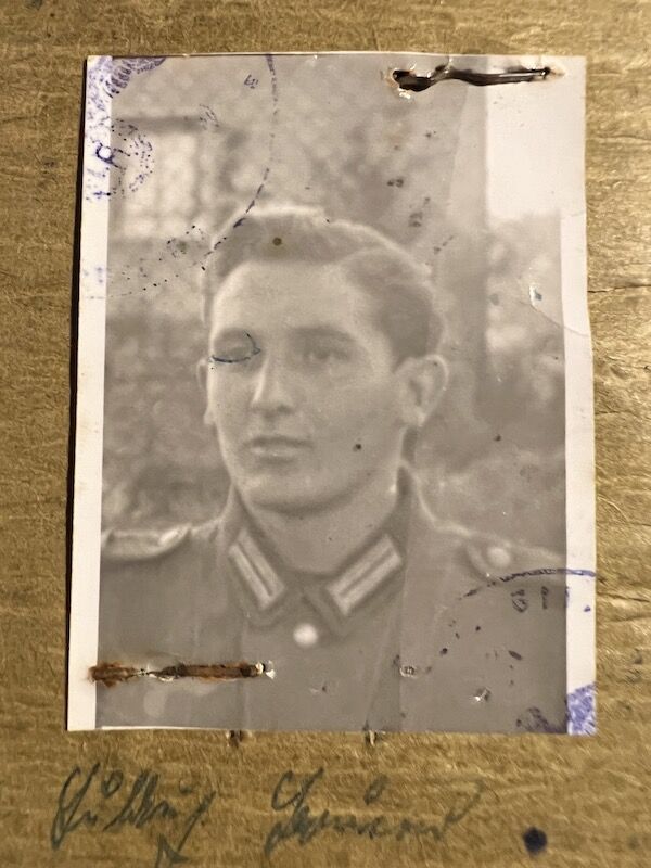 WWII German Soldbuch - Gefreiter Bauer - Grenadier Regiment 116 (9 Inf Div) - Machine Gun Team - 19 Volks Grenadier Division - West Wall 1945 - Fought against US Troops (Sold)