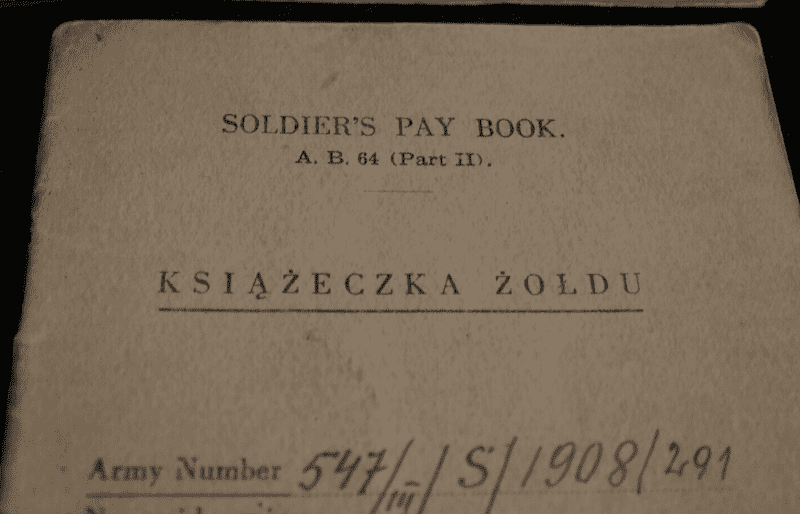 WWII Free Polish Army - Service & Pay Book - Armed Forces West - Styborski - Soldier's ID Bracelet - Super Rare - Image 7