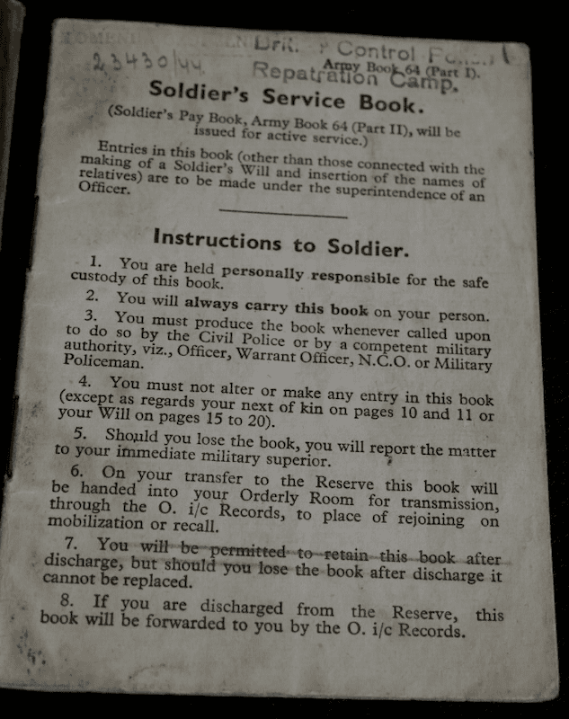 WWII Free Polish Army - Service & Pay Book - Armed Forces West - Styborski - Soldier's ID Bracelet - Super Rare - Image 8