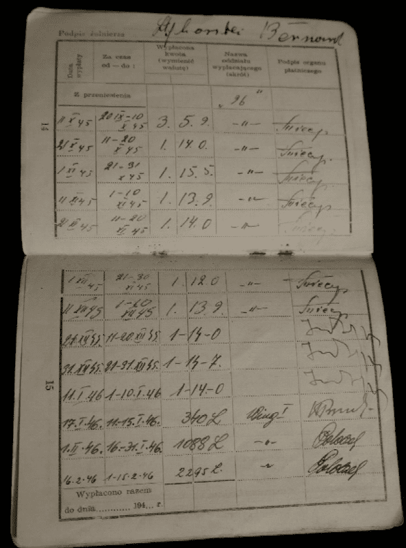 WWII Free Polish Army - Service & Pay Book - Armed Forces West - Styborski - Soldier's ID Bracelet - Super Rare - Image 15