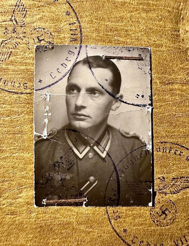 WWII German Army Soldbuch - Wehrmacht Leutnant Gersch - Artillerie Regiment 168 - 38 Infanterie Division - Sturmtage - Iron Cross First Class-