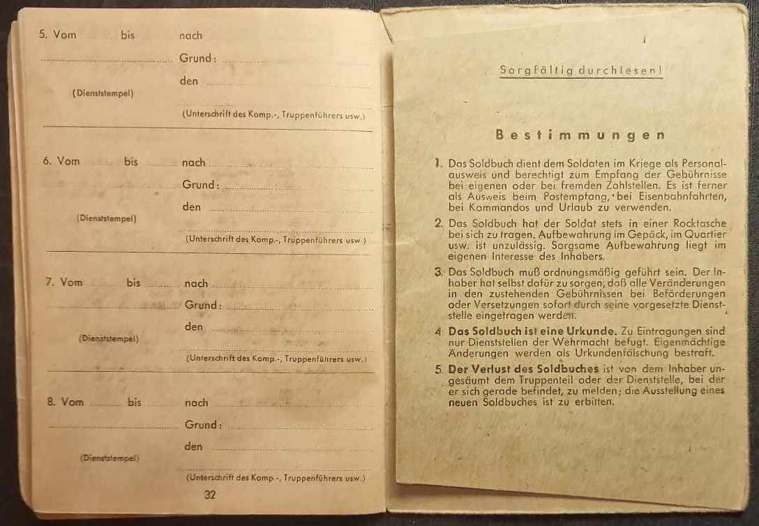 WWII German Waffen SS Soldbuch - Panzer Grenadier Willi Plotzitzka - Normandy & Ardennes - Divisions-Begleit-Kompanie - 12.SS-Panzerdivision “Hitlerjugend” - MP44 - KIA at 17 in Bastogne 1945 - Ultra Rare (Sold) - Image 19