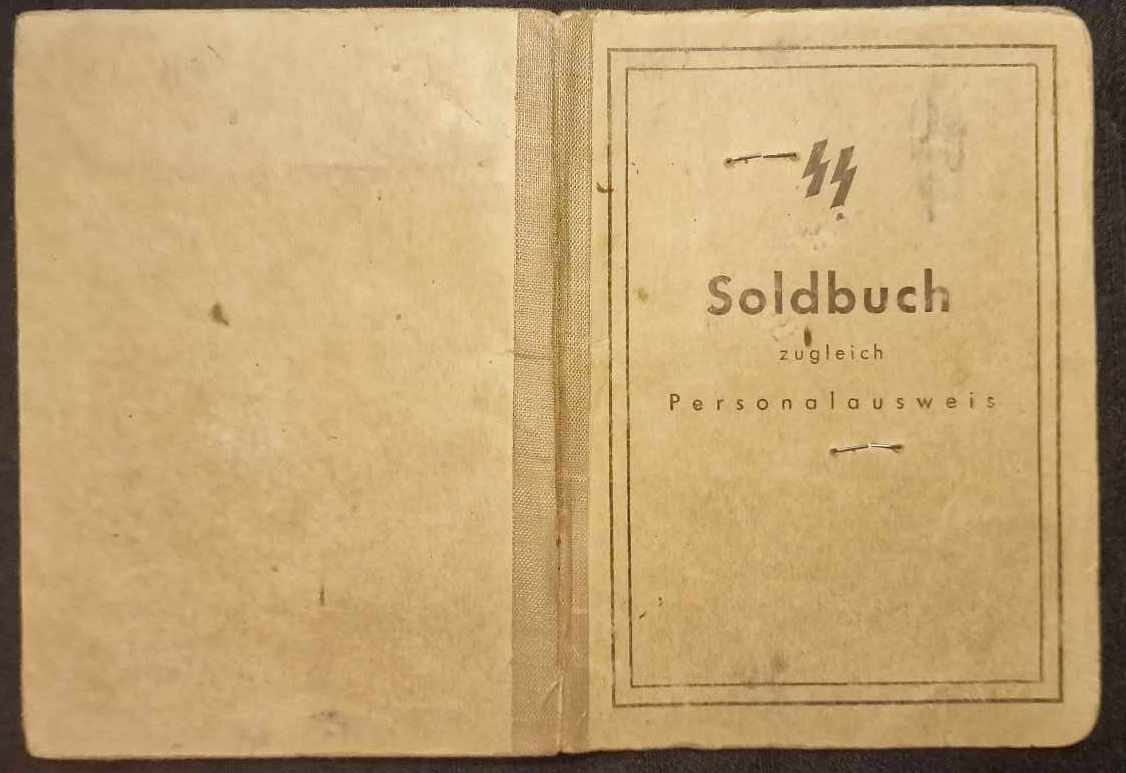 WWII German Waffen SS Soldbuch - Panzer Grenadier Willi Plotzitzka - Normandy & Ardennes - Divisions-Begleit-Kompanie - 12.SS-Panzerdivision “Hitlerjugend” - MP44 - KIA at 17 in Bastogne 1945 - Ultra Rare (Sold) - Image 2