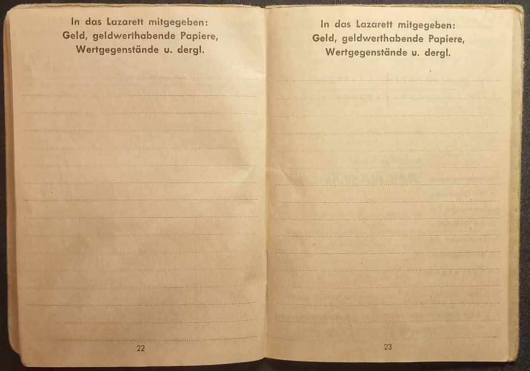 WWII German Waffen SS Soldbuch - Panzer Grenadier Willi Plotzitzka - Normandy & Ardennes - Divisions-Begleit-Kompanie - 12.SS-Panzerdivision “Hitlerjugend” - MP44 - KIA at 17 in Bastogne 1945 - Ultra Rare (Sold) - Image 6