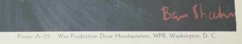 WWII US Made Poster - We French Workers Warn You - Poster Large 28 x 40 - Dated 1942 - Image 3