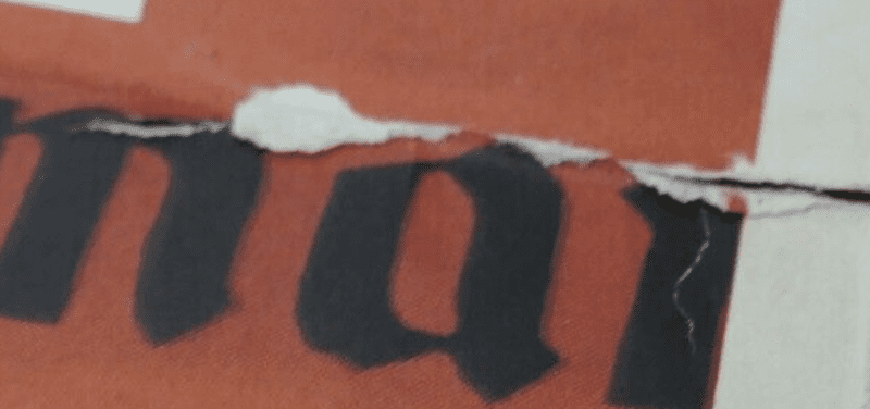 WWII US Made Poster - We French Workers Warn You - Poster Large 28 x 40 - Dated 1942 - Image 5