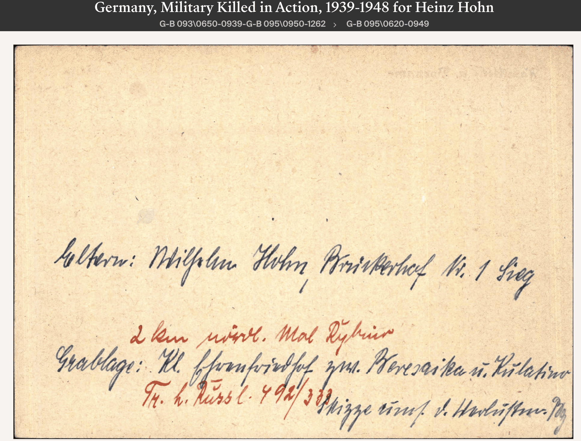 WWII German Deutsche Jungvolk (Hitler Youth) Identity Document - Killed in Action - Aufklärungs Abt 26 - 26 Inf Div - Grenade Splinter in Head (Sold) - Image 7