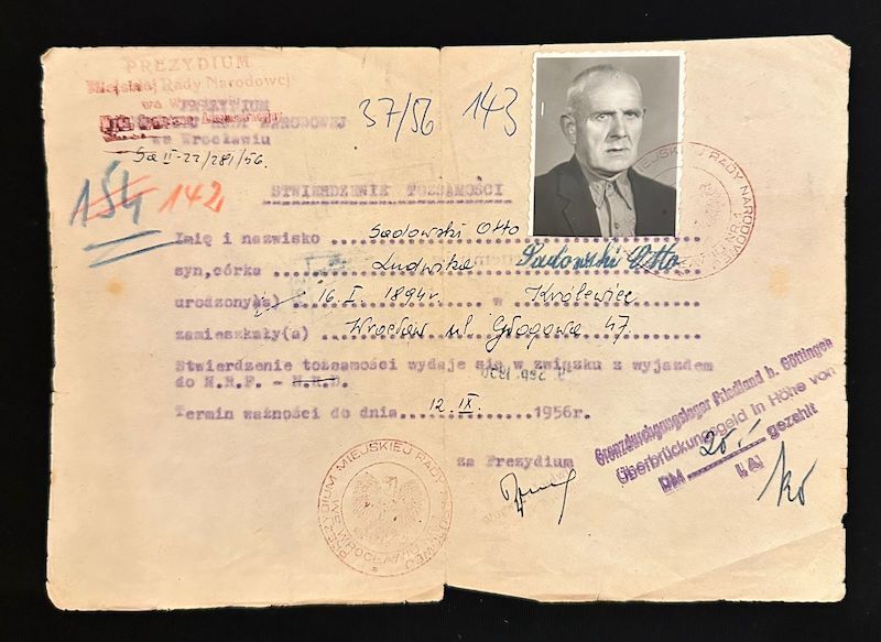 WWII German Kriegsmarine Soldbuch - Matrosen Gef Otto Sadowski - Hafenkommandant Antwerpen - Antwerp 1944 - Image 15