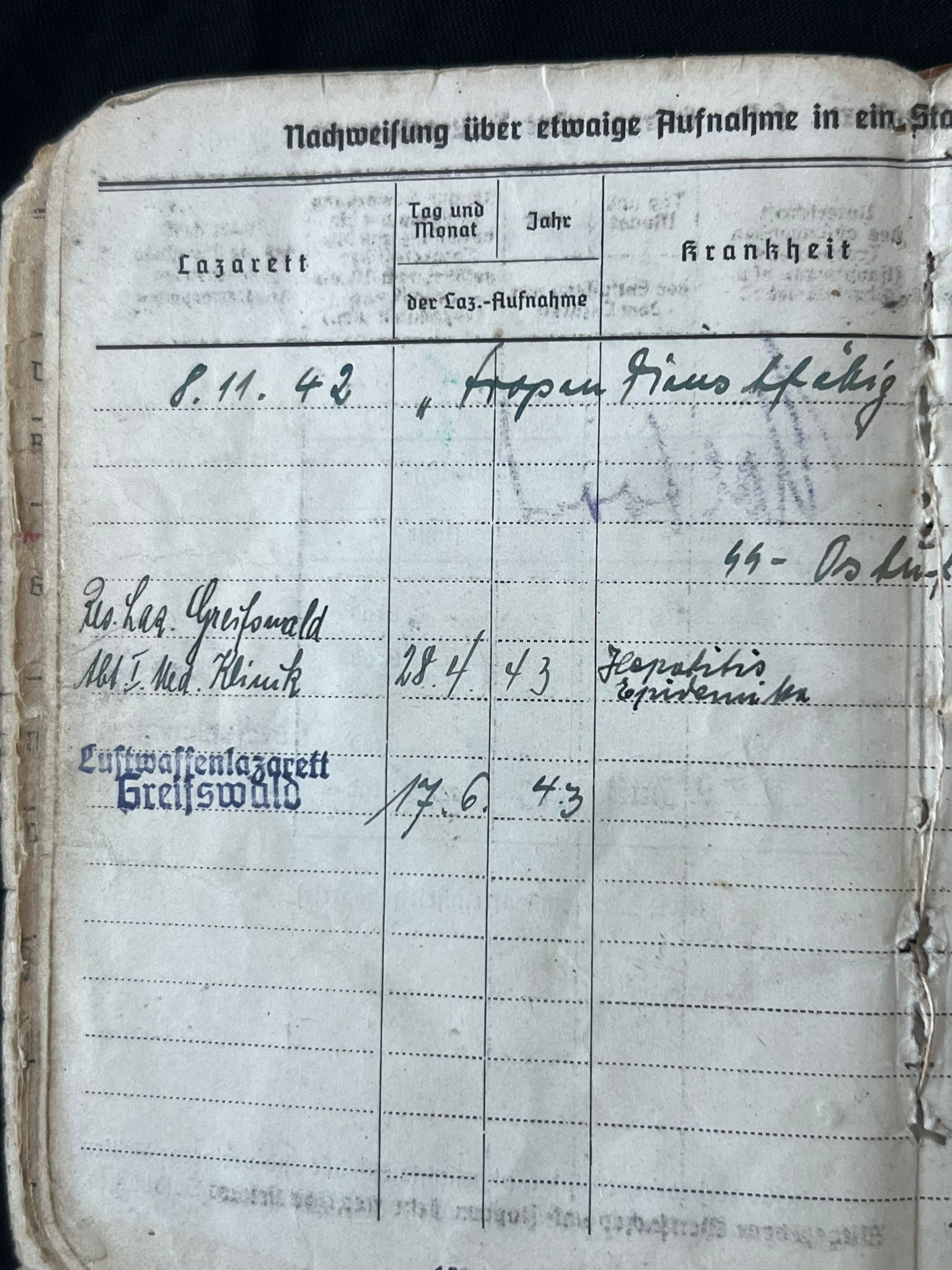 WWII German Waffen SS Soldbuch - SS-Hauptsturmführer Willfried Segebrecht - Commander 1st Company - SS-Panzer-Aufklärungsabteilung 16 RFSS - War Criminal - Worst Massacre of Civilians by the Waffen SS on the Western Front - Italy - Vinca - Monte Sole - Bardine - Valla - Exceptionally Rare Historical Evidence ( SOLD ) - Image 13