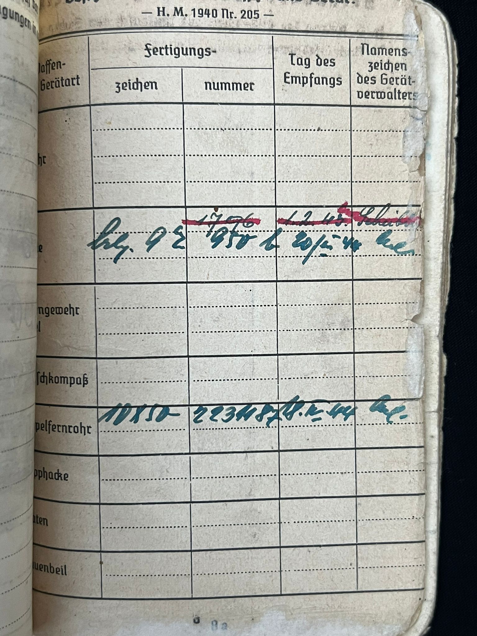 WWII German Waffen SS Soldbuch - SS-Hauptsturmführer Willfried Segebrecht - Commander 1st Company - SS-Panzer-Aufklärungsabteilung 16 RFSS - War Criminal - Worst Massacre of Civilians by the Waffen SS on the Western Front - Italy - Vinca - Monte Sole - Bardine - Valla - Exceptionally Rare Historical Evidence ( SOLD ) - Image 11