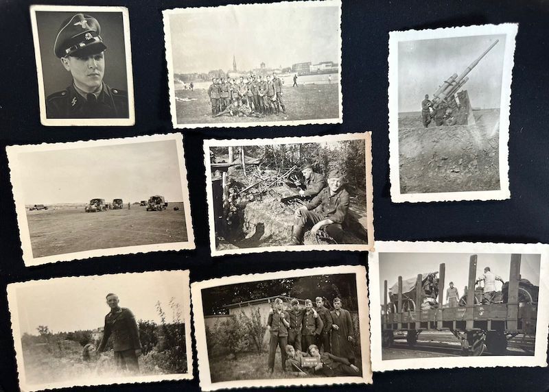 WWII German Waffen SS Grouping - SS-Oberscharführer Johann Paul - SS Flak Abt 3 - Totenkopf - "Meldehund" (Offer Accepted) - Image 5