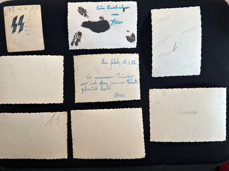 WWII German Waffen SS Grouping - SS-Oberscharführer Johann Paul - SS Flak Abt 3 - Totenkopf - "Meldehund" (Offer Accepted) - Image 6