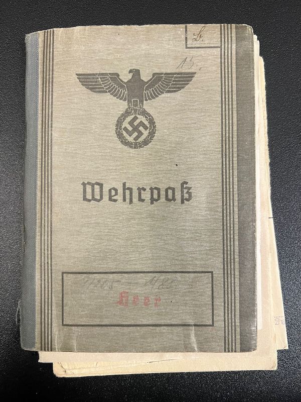 WWII German Wehrmacht Wehrpass - Hitler Youth Leaders Identity Papers - Golden HJ Badge - Leutnant Otto Banse - Gebirgsjäger Regiment 138 - Killed in Action - Image 10