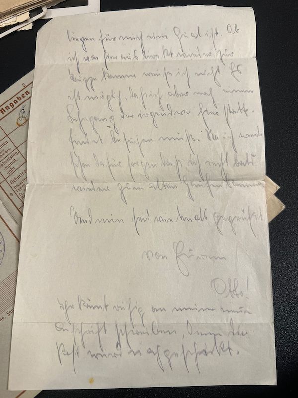 WWII German Wehrmacht Wehrpass - Hitler Youth Leaders Identity Papers - Golden HJ Badge - Leutnant Otto Banse - Gebirgsjäger Regiment 138 - Killed in Action - Image 14
