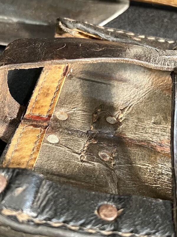 WWII German Army Spade & Cover - Klappspaten - Maker: JHG 1941 - WaA - Original - Image 4