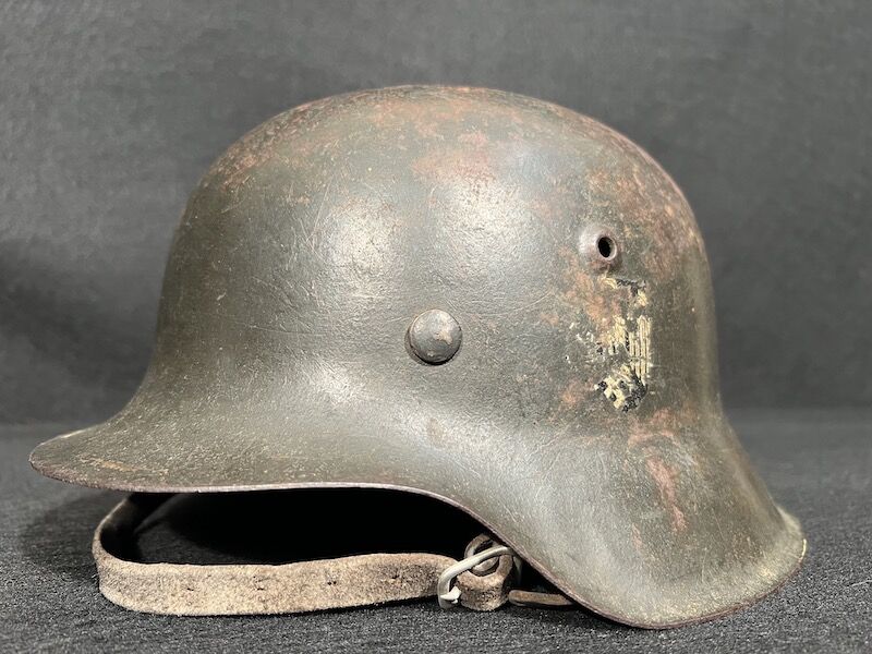 WWII German Army Helmet - M42 - HKP64 - Wehrmacht - Sleeper - US Bring Back Untouched - Complete