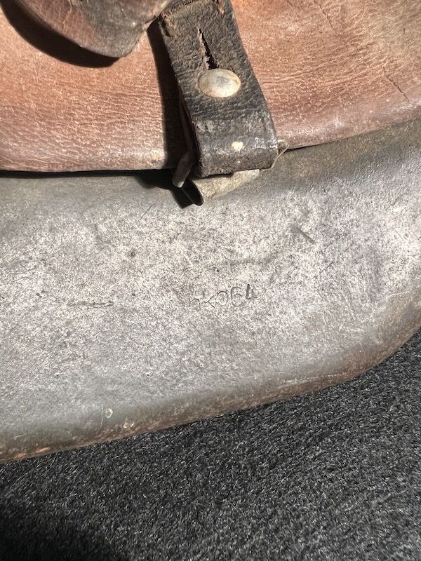 WWII German Army Helmet - M42 - HKP64 - Wehrmacht - Sleeper - US Bring Back Untouched - Complete - Image 6