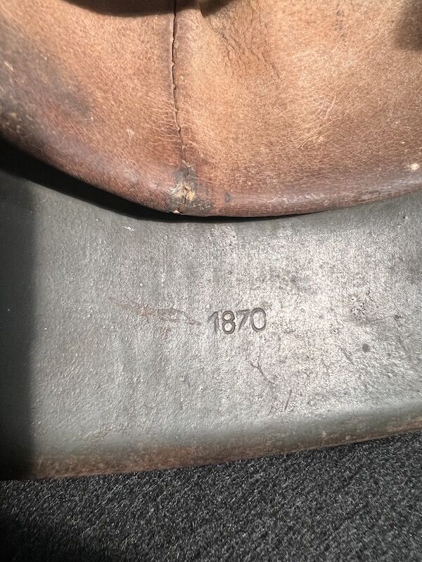 WWII German Army Helmet - M42 - HKP64 - Wehrmacht - Sleeper - US Bring Back Untouched - Complete - Image 5