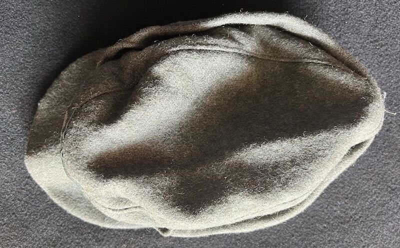 WWII German Waffen SS - M43 Feldmütze - Field Cap - 1010/44 - Dachau 1944 Produced - GI Bring Back 63rd Infantry Division April 1945 Germany ( With COA ) - Rare (Offer Accepted) - Image 3