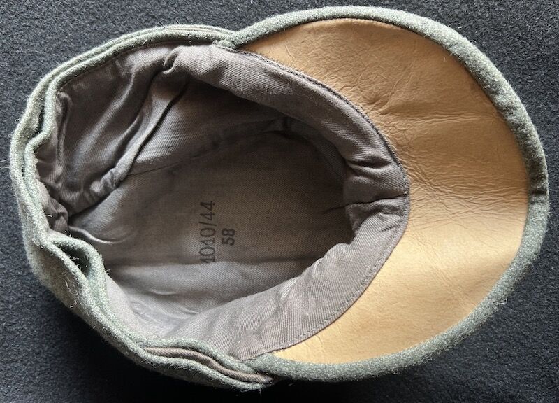 WWII German Waffen SS - M43 Feldmütze - Field Cap - 1010/44 - Dachau 1944 Produced - GI Bring Back 63rd Infantry Division April 1945 Germany ( With COA ) - Rare (Offer Accepted) - Image 5